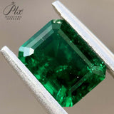 Loose Multi-Size Emerald-Shaped Zambian Emeralds Are Hypoallergenic Providing Excellent Raw Materials For Designing DIY Christmas Gift Hair Accessories
