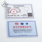 Elegant 925 Sterling Silver Crystal Necklace with Pear/Emerald/Round/Radiant Pendant Luxury Sparkling Jewelry for Weddings Parties and Special Events