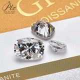 Moissanite Stone Princess Heart Marquise Emerald Radiant Round Pear Oval Cushion Asscher Cut GRA Certificate 0.3ct-5ct