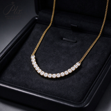 Lab Grown Diamond Necklace 10K/14K/18K Gold Round Shape DEF Color Pendant Hypoallergenic Direct from Factory Daily