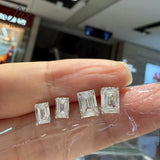 Lab Grown Diamond Earring 1CT Multi-Shape D Color 14K Gold Hypoallergenic & Fadeless Perfect for Daily Wear