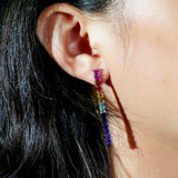 Lab Grown Gemstone Csutomized Jewelry Set Princess Cut All Including Ring Earring Bracelet Sparkling Jewelry Gifts For Women Men