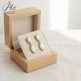 Moissanite Earrings with 4CT Multicolor Pear Marquise Cut Moissanite 925 Silver Ear Stud for Woman Fashion Daily Christmas Jewely