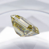 Wholesale Price Moissanite Stone Emerald Cut D Color Blue Green  VVS1 with GRA Certificate 0.5ct-10ct Gemstones