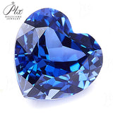 0.34-7.85ct Anti-Allergy Multi-Size Loose Heart Lab-Grown Sapphires Essential Materials For DIY Jewelry Crafting
