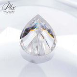 Multicolor Pear Shape Moissanite Diamond Wholesale Loose Stones Lab Grown for Gemstone Charms Engagement Jewelry GRA Certificate