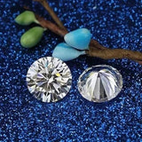 Multi-Size Round-Cut Lab-Grown Diamonds DIY Available For Rings Necklaces Earrings Ideal For Gifting As Presents
