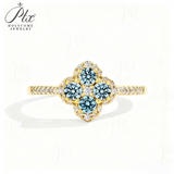 Elegant D VVS1 Color 100% S925 Sterling Silver Moissanite Diamond Ring for Women Engagement Wedding Fine Jewelry Holiday Gifts