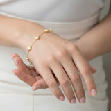 Moissanite Bracelet with 2.4CT D White/Black/Vivid Blue/Green Round Moissanite 925 Silver Plated Gold Women Man Party Gift Daily