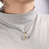 8-16 CT Custom Necklace Pear Cut Moissanite White 925 Sterling Silver Jewelry High-Quality Premium Christmas Gift Hypoallergenic