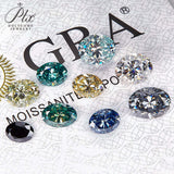Sparkling Multicolor Moissanite Oval Cut 8Hearts 8Arrows Brilliant Facets Exquisite Loose Gemstones for Jewelry Crafting