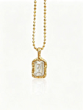 IGI Certificate Lab Grown Diamond Necklace18K Gold Pear Emerald Radiant Shape 1/2ct D Color Pendant Hypoallergenic Direct from Factory Daily & Office Wear Perfect Gift