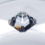 Luxury Multicolor Moissanite Gemstones  Asscher Cut Loose Diamonds  Perfect for Rings Earrings & Pendant Making