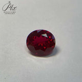 0.21-25.5CT Multi-Size Loose Oval-Shaped Lab-Grown Ruby DIY Exquisite Jewelry Raw Material