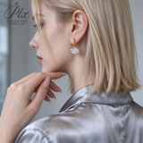 Lab Grown Diamond Earrings Luxury Oval Cut 2/4ct DEF VS 10K/14K/18K Solid Yellow Gold for Women Hypoallergenic Office Ready
