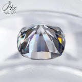 Moissanite Stone Wholesale D Color Cushion Cut 0.5CT-10CT Moissanite Loose Stone Gemstone for Jewelry Making with GRA Report