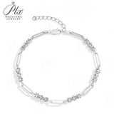 Moissanite Bracelet 3.0mm Round Cut D Color 925 Sterling Silver Birthday Anniversary Gift Charms Pass Diamond Tester 16+3cm