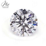 0.8-5.6mm Excellent Cut Round VVS1 D Real Moissanite Loose Gemstones 100% Diamond Tested Fine Jewelry Accessories Wholesale