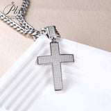 Dazzling Moissanite Hip-hop Cross Necklace - Hypoallergenic Choice for Easter Gifting to Family For Both Men and Women