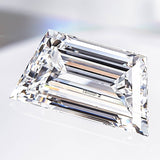 Lab Grown Diamond Trapeze Shape 1.04CT VS1 IGI Certificate White Top Gemstone CVD HPHT DIY Material Jewelry Rings Women Charms