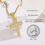 Dazzling Moissanite Hip-hop Cross Necklace - Hypoallergenic Choice for Easter Gifting to Family For Both Men and Women