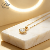 IGI Certificate Lab Grown Diamond Necklace18K Gold Pear Emerald Radiant Shape 1/2ct D Color Pendant Hypoallergenic Direct from Factory Daily & Office Wear Perfect Gift