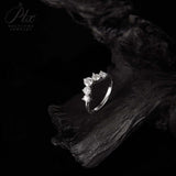 Luxury 925 Silver Moissanite Round Cut VVS1 Ring in Various Styles Jewelry for Women’s Engagement Wedding or Anniversary Gifts