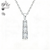 Moissanite Necklace Multiple Styles Available 925 Silver Material High-Quality Sparkling Jewelry Suitable for Banquet Occasions