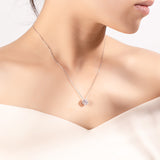 Moissanite Square-shaped Necklace Pendant Multicolor S925 Sterling Silver Gemstone Jewelry Women Wedding Anniversary Gift Party