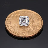 Multi-Size Asscher Lab-Grown Diamond VVS1/VS1 D/E Color Excellent Cut Gemstone Jewelry Making Certificate Exclusive For Jewelry Customization
