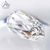 3.02ct Briolette Shape VS1 Lab Grown Diamond F Color Bead Gemstone IGI Certificate CVD HPHT Jewelry Nacklace Raw Material Making