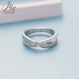 X Cross Moissanite Ring for Men Only Gifts For Festivals And Anniversaries