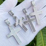 Dazzling Moissanite Hip-hop Cross Necklace - Hypoallergenic Choice for Easter Gifting to Family For Both Men and Women