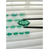 Loose Multi-Size Marquise-Shaped Zambian Emeralds Are Not Only Hypoallergenic But Also Exquisite Making Them Wonderful Raw Materials For DIY Christmas Gift Brooches