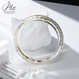 Customized Moissanite Gemstone Bangles Round D Color Full Size Fine Fashion Elegant for Woman Man Anniversary Party Gift Charms