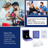 Moissanite Necklace Sunflower Pendant Multicolor Round Cut 1ct Women Wedding Party Engagement Special Gifts Charms Fine Jewelry