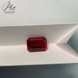 Jewelry Raw Material Wholesale - Multi-Size Emerald-Cut Lab-Grown Ruby