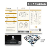 Sparkling Multicolor Moissanite Oval Cut 8Hearts 8Arrows Brilliant Facets Exquisite Loose Gemstones for Jewelry Crafting