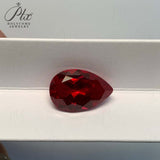 Multi-Size Pear-Cut Lab-Grown Ruby Wholesale Which Can Be Used As DIY Jewelry Raw Materials Such As Rings Earrings Necklaces Etc