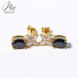 Moissanite Earrings Emerald/Ruby/Sapphire Styles 925 Silver Gift-Ready Hypoallergenic Fade-Resistant Factory-Direct Women Only