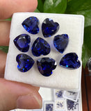 0.34-7.85ct Anti-Allergy Multi-Size Loose Heart Lab-Grown Sapphires Essential Materials For DIY Jewelry Crafting