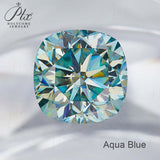 Moissanite Stone Wholesale D Color Cushion Cut 0.5CT-10CT Moissanite Loose Stone Gemstone for Jewelry Making with GRA Report