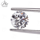 0.8-5.6mm Excellent Cut Round VVS1 D Real Moissanite Loose Gemstones 100% Diamond Tested Fine Jewelry Accessories Wholesale