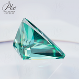 100% Real Moissanite Stone Triangle Cut Multicolor VVS1 Loose Beads With Certificate For Women Jewelry Making Charms Wholesale