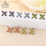 925 Sterling Silver with Hearts and Arrows Cut D Color VVS1  Moissanite Marquise Earrings  GRA Certificate Daily Wear