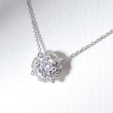 Moissanite 1ct Multicolor Classic Herry Necklace Pendant 925 Sterling Sliver Wedding/Birthday Jewely With Certificates Charms