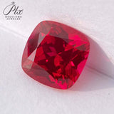 0.85-22.5CT Multi-Size Cushion-Cut Lab-Grown Ruby Can Be Used As DIY Jewelry Raw Material Wholesale