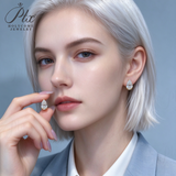 Lab Grown Diamond Earrings New Arrival Design 10K/14K/18K Solid Yellow Gold Pear Cut 2/4ct DEF VS Minimalist Stud Earrings for Women Hypoallergenic for Daily Wear Factory Direct Supply