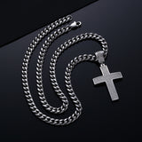 Dazzling Moissanite Hip-hop Cross Necklace - Hypoallergenic Choice for Easter Gifting to Family For Both Men and Women