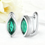 1CT Marquise Earrings D Color Moissanite/Ruby/Colombian 10k 14k S925 Plated Gold Ear Stud for Woman Engagement Christmas Party